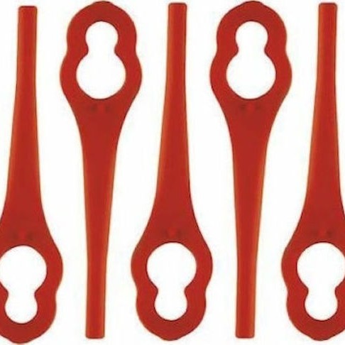 Set 10 Einhell Blades Ge-ct 18 Li Trimmer 6 X 9.5 X 2.5 Cm