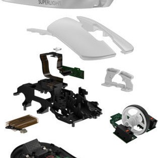 Logitech Pro X Superlight 2 Ασύρματο Gaming Ποντίκι 32000 DPI Λευκό