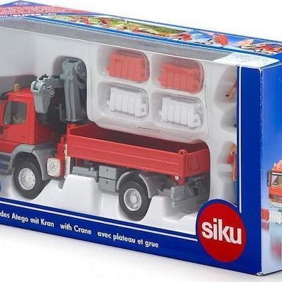 Siku Γερανός Mercedes Atego Κόκκινο με Γερανό για 3+ Ετών