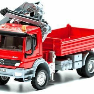 Siku Γερανός Mercedes Atego Κόκκινο με Γερανό για 3+ Ετών