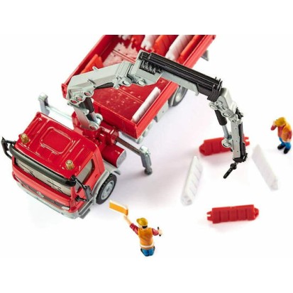 Siku Γερανός Mercedes Atego Κόκκινο με Γερανό για 3+ Ετών