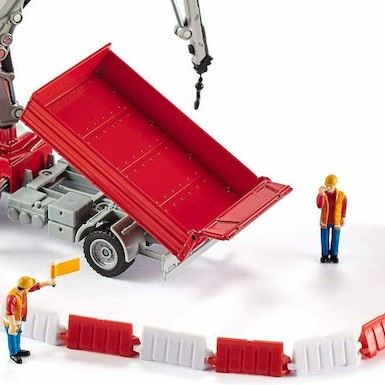 Siku Γερανός Mercedes Atego Κόκκινο με Γερανό για 3+ Ετών