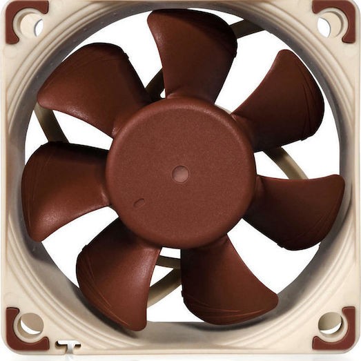 Noctua NF-A6x25 Case Fan 60mm με Σύνδεση 4-Pin PWM Καφέ