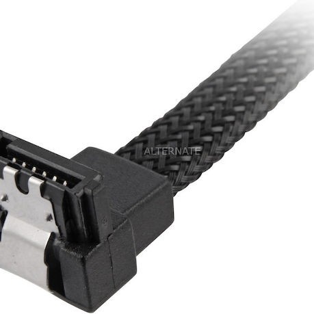 Sharkoon 7-Pin SATA III - 7-Pin SATA III Angle (90°) Cable 0.75m Μαύρο