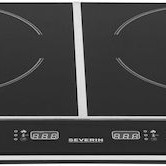 Severin DK 1031 Επιτραπέζια Εστία Επαγωγική Διπλή Μαύρη