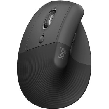 Logitech Lift Ασύρματο Εργονομικό Vertical Ποντίκι για Αριστερόχειρες Μαύρο