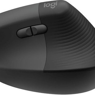 Logitech Lift Ασύρματο Εργονομικό Vertical Ποντίκι για Αριστερόχειρες Μαύρο