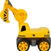 Big Maxi Digger Περπατούρα Ride On για 12+ Μηνών Κίτρινη