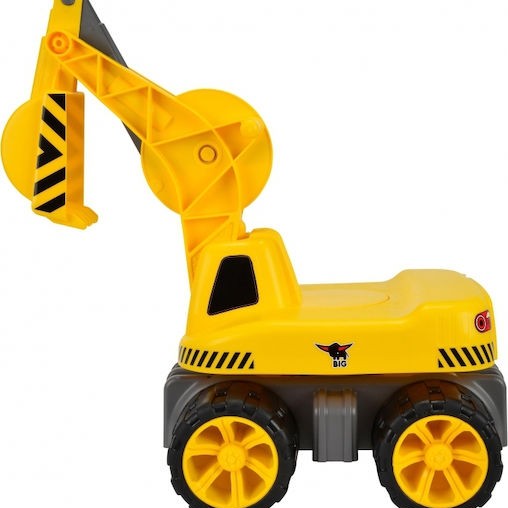 Big Maxi Digger Περπατούρα Ride On για 12+ Μηνών Κίτρινη
