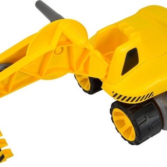 Big Maxi Digger Περπατούρα Ride On για 12+ Μηνών Κίτρινη