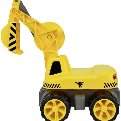 Big Maxi Digger Περπατούρα Ride On για 12+ Μηνών Κίτρινη