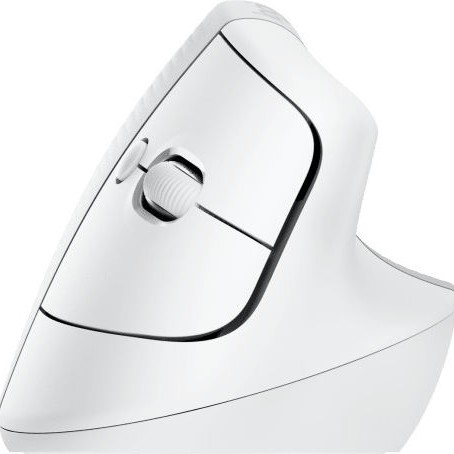 Logitech Lift Ασύρματο Εργονομικό Vertical Ποντίκι Λευκό