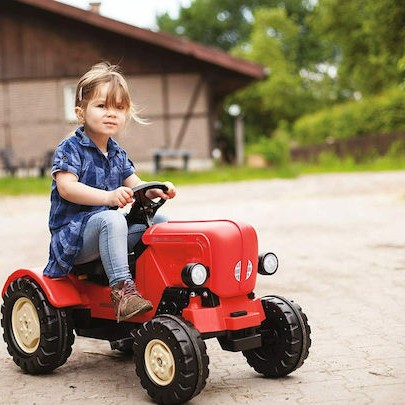 Big Porsche Diesel Junior Pedal Tractor Περπατούρα Ride On για 3+ Μηνών