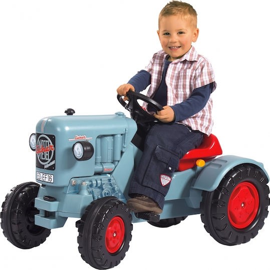 Παιδικό Τρακτέρ Eicher Diesel ED 16 Ποδοκίνητο με Πετάλι Μπλε