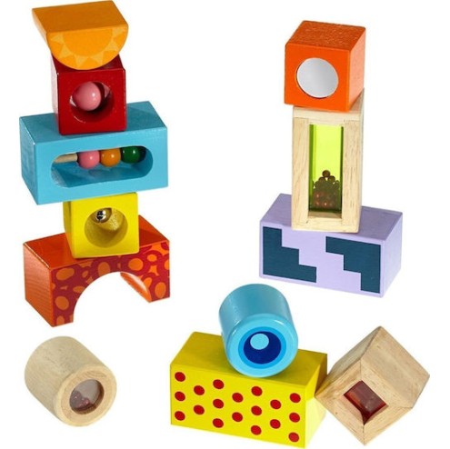 Eichhorn Τουβλάκια Building Blocks για 1+ Έτους 12τμχ