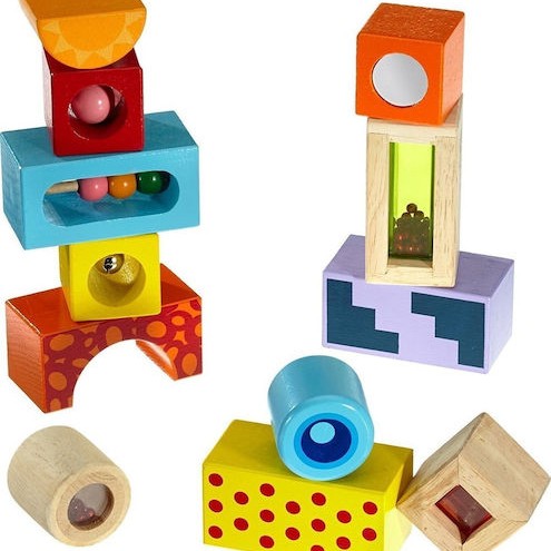 Eichhorn Τουβλάκια Building Blocks για 1+ Έτους 12τμχ