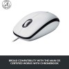 Logitech M100 Ενσύρματο Ποντίκι Λευκό