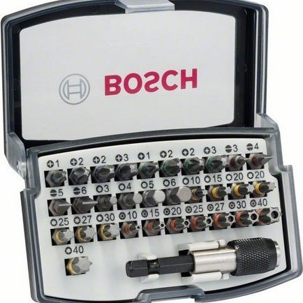 Bosch Σετ 32 Μύτες Κατσαβιδιού Σταυρός / Torx / Allen
