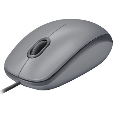 Logitech M110 Silent Ενσύρματο Ποντίκι Γκρι