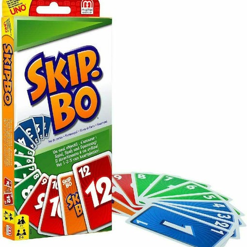 Επιτραπέζιο Παιχνίδι Skip Bo για 2-6 Παίκτες 8+ Ετών Mattel