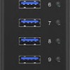 Icy Box USB 3.0 Hub 13 Θυρών με σύνδεση USB-A & Θύρα Φόρτισης και Εξωτερική Παροχή Ρεύματος