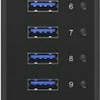 Icy Box USB 3.0 Hub 13 Θυρών με σύνδεση USB-A & Θύρα Φόρτισης και Εξωτερική Παροχή Ρεύματος