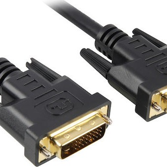 Sharkoon Cable DVI-D male - DVI-D male 1m (4044951017355)