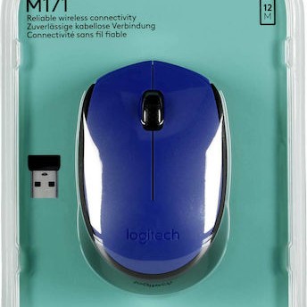 Logitech M171 Ασύρματο Mini Ποντίκι Μπλε