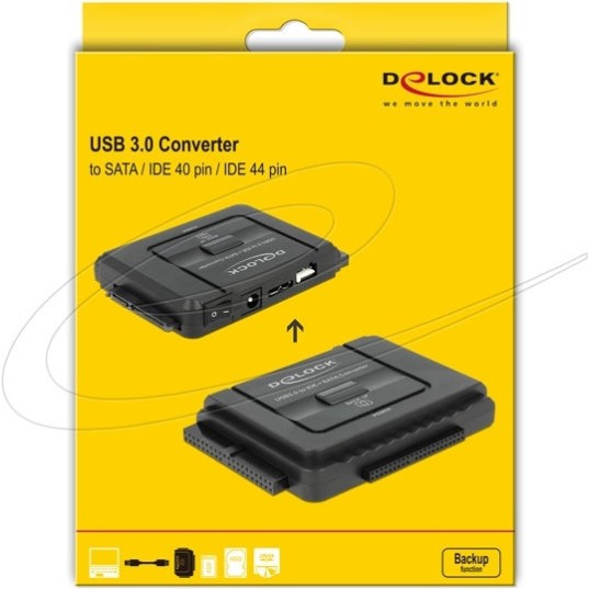 DeLock Converter USB 3.0 to SATA / IDE40 / IDE44