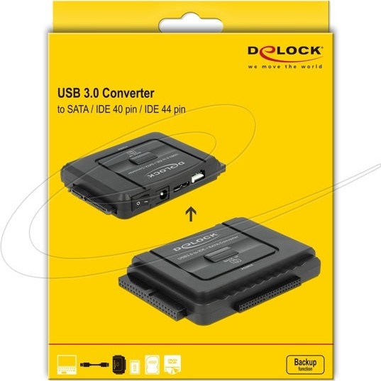 DeLock Converter USB 3.0 to SATA / IDE40 / IDE44