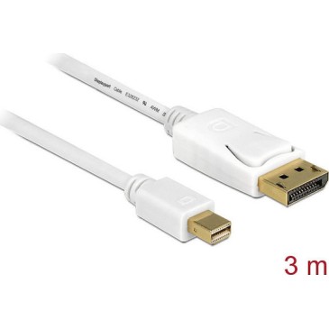 DeLock DisplayPort Cable DisplayPort male - mini DisplayPort male 3m (83483)