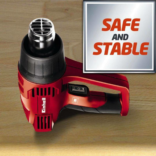 Einhell TH-HA 2000/1 Πιστόλι Θερμού Αέρα 2000W με Ρύθμιση Θερμοκρασίας εως και 550°C