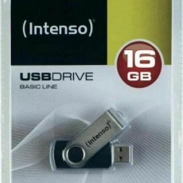 Intenso Basic Line 32GB USB 2.0 Stick Ασημί