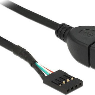 DeLock USB pinheader female - USB 2.0 female 0.2m