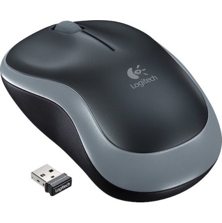 Logitech M185 Ασύρματο Mini Ποντίκι Γκρι
