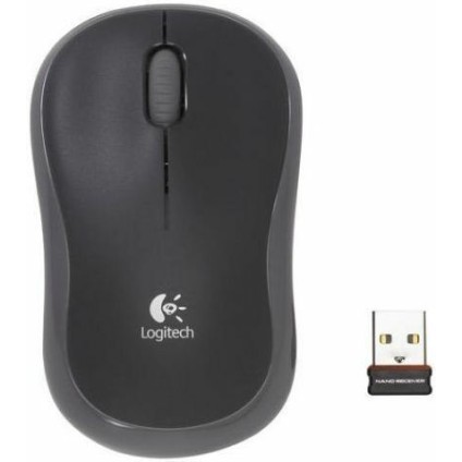 Logitech M185 Ασύρματο Mini Ποντίκι Γκρι