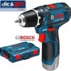 Bosch GSR 12V-15 Δραπανοκατσάβιδο Μπαταρίας Solo 12V
