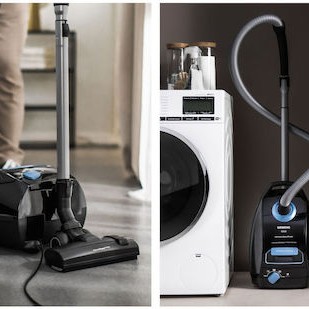 Siemens Q5.0 Extreme Silencepower Ηλεκτρική Σκούπα 850W με Σακούλα 4.5lt Μαύρη