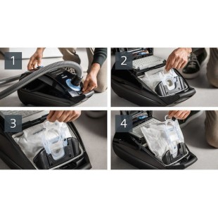 Siemens Q5.0 Extreme Silencepower Ηλεκτρική Σκούπα 850W με Σακούλα 4.5lt Μαύρη