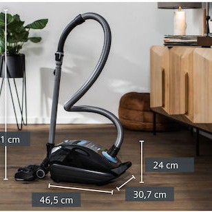 Siemens Q5.0 Extreme Silencepower Ηλεκτρική Σκούπα 850W με Σακούλα 4.5lt Μαύρη