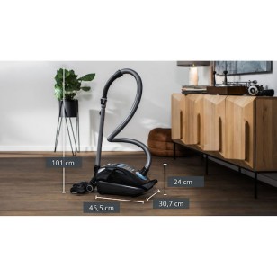 Siemens Q5.0 Extreme Silencepower Ηλεκτρική Σκούπα 850W με Σακούλα 4.5lt Μαύρη