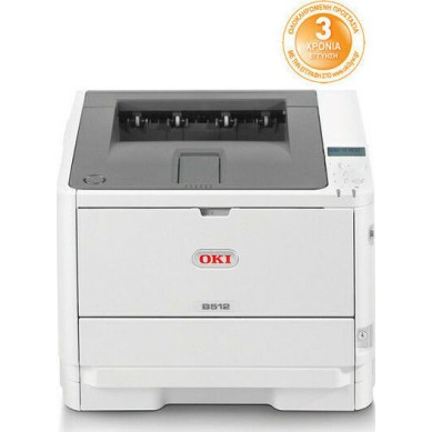 OKI B512dn Ασπρόμαυρος Εκτυπωτής LED με Mobile Print