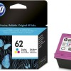 HP 62 Γνήσιο Μελάνι Εκτυπωτή InkJet Πολλαπλό (Color) (C2P06AE)