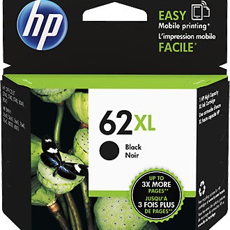 HP 62XL Γνήσιο Μελάνι Εκτυπωτή InkJet Μαύρο (C2P05AE)