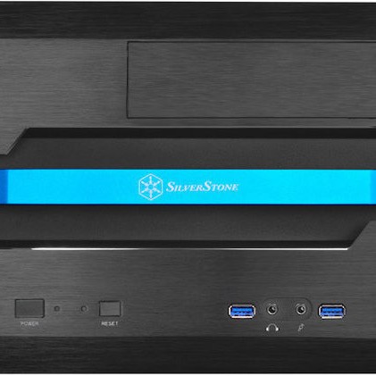 Silverstone Sugo SG12 Mini Tower Κουτί Υπολογιστή Μαύρο