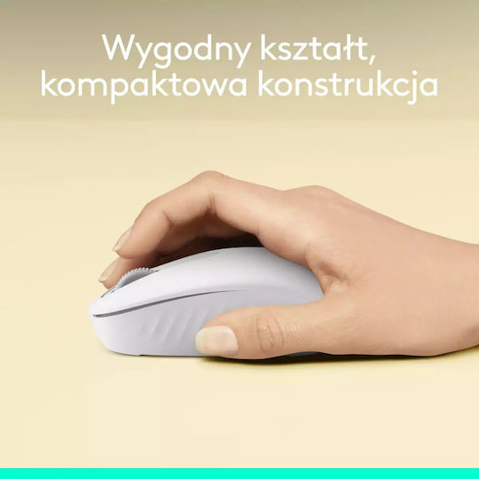 Logitech M196 Ασύρματο Bluetooth Ποντίκι Off White