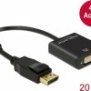 DeLock Μετατροπέας DisplayPort male σε DVI-I female (62599)