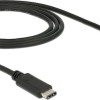 DeLock 83601 USB 2.0 Cable USB-C male - USB-B Μαύρο 1m (83601)