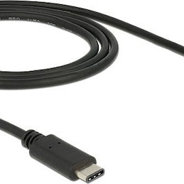 DeLock 83601 USB 2.0 Cable USB-C male - USB-B Μαύρο 1m (83601)