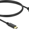 DeLock 83601 USB 2.0 Cable USB-C male - USB-B Μαύρο 1m (83601)